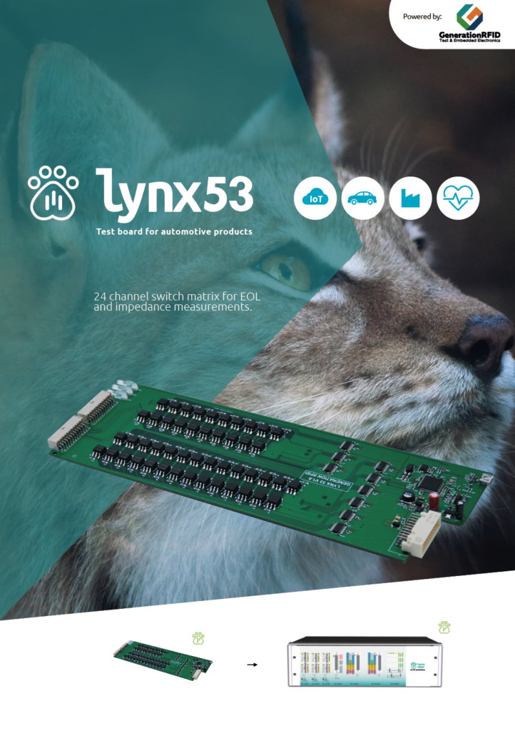 Lynx 53 Test Board for Automotive Products Swithc Matrix Hardware